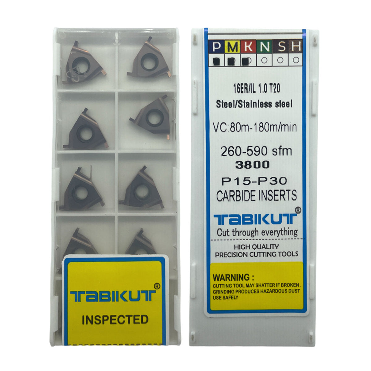 Buy u lock grooving 16ER and 16IL pack of 10 grooving inserts – Jaibros