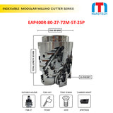 80 mm roughing cutter