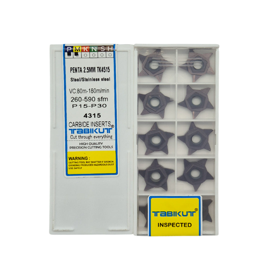 Box of carbide inserts