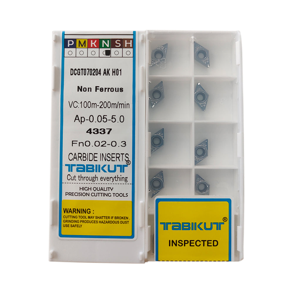 DCGT070202/04/08 AK H01 aluminum machining pack of 10