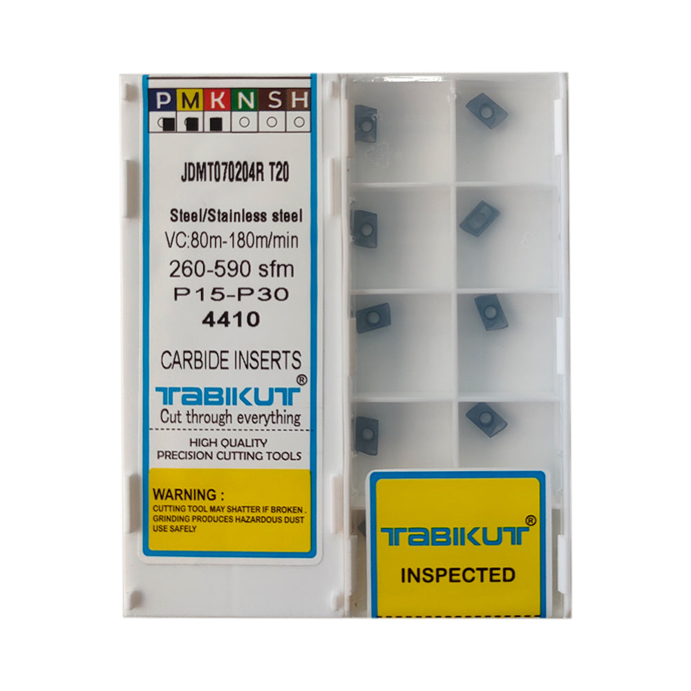 JDMT070204R T20 grade Carbide Insert Pack of 10