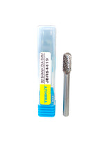 Dental burr with blue handle 