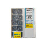 Set of carbide inserts