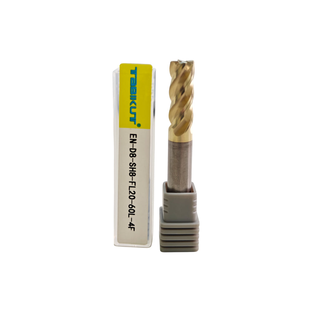 DSM 8 mm 4 Flute Endmill for Titanium and Stainless Steel Pack of 1 ...