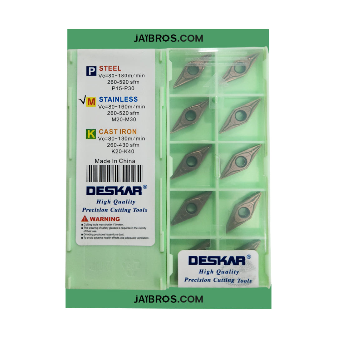 VNMG12T304/08 LF6118 steel and ss grade pack of 10