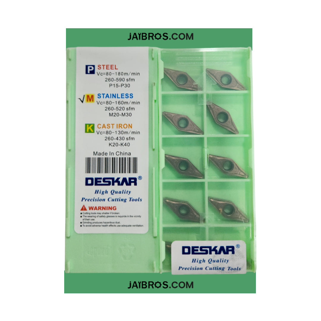 VNMG12T304/08 LF6118 steel and ss grade pack of 10