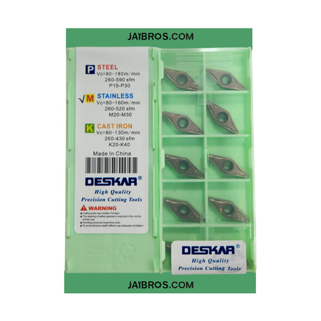 VNMG12T304/08 LF6118 steel and ss grade pack of 10