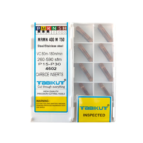 MRMN Grooving Inserts 2/3/4/5 mm T50 pack of 10