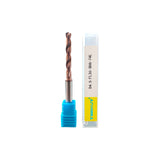 Carbide drill bit with case