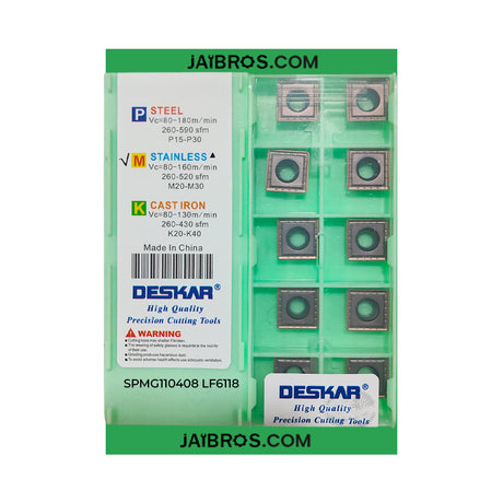DESKAR SPMG110408 LF6118 Carbide Inserts