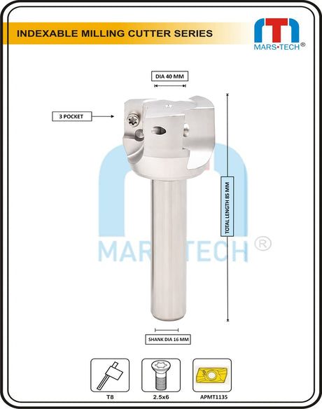 Indexable Milling Cutter Tool Holder