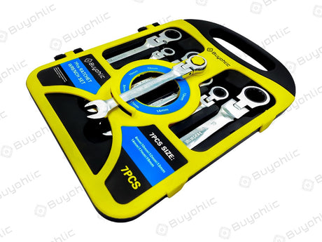 Seven-piece ratchet wrench set case