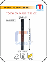 Face milling cutter