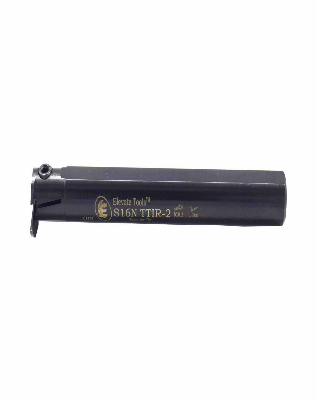 16 mm internal grooving bar 2 mm TDC insert long tail	