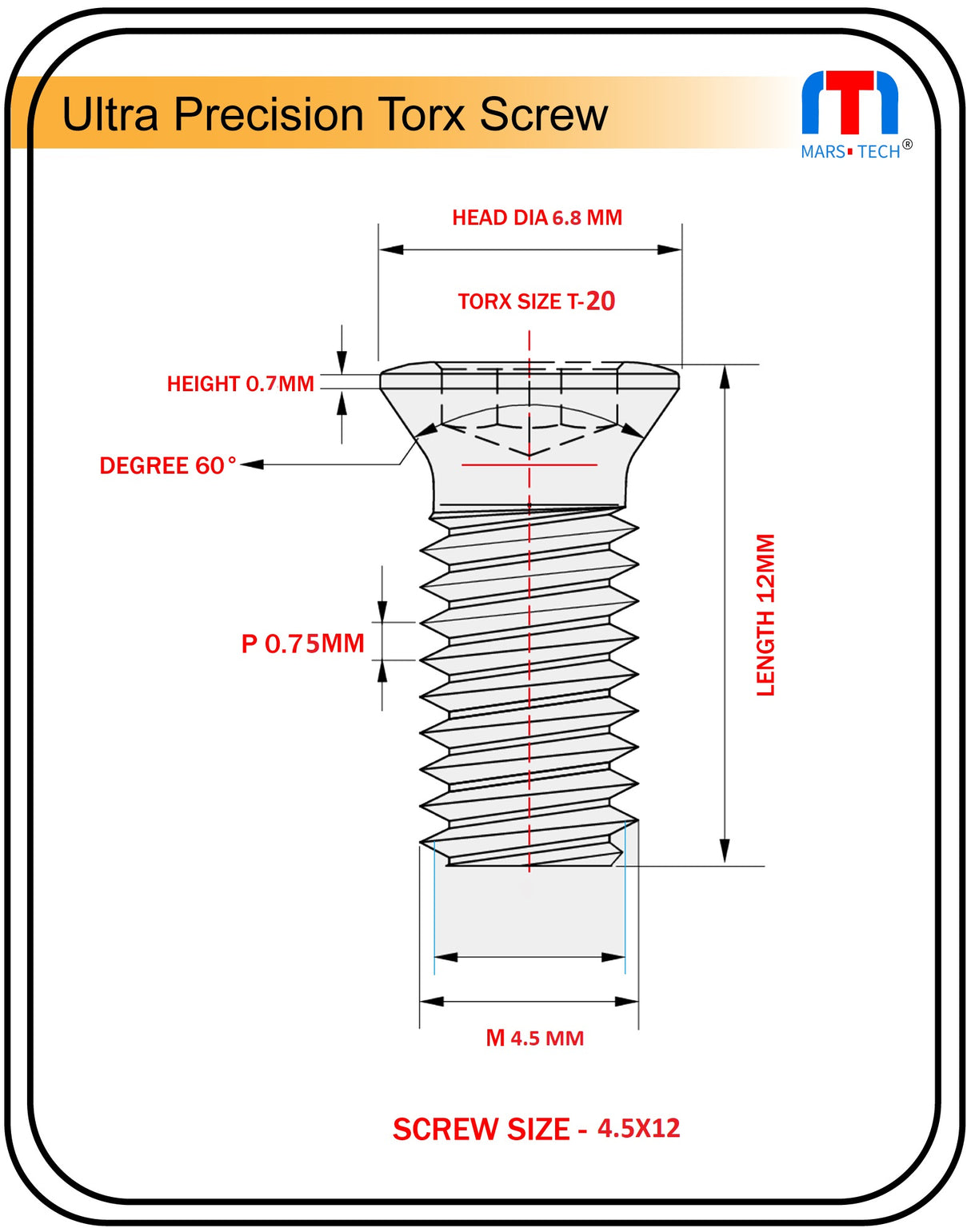 4.5 mm screw
