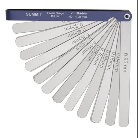 26-blade feeler gauge set
