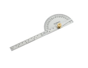 Metal bevel protractor measuring tool