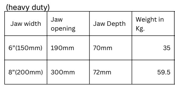 Orcan Machine Vice (with Dovetail Guideways)-Heavy Duty