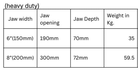 Orcan Machine Vice (with Dovetail Guideways)-Heavy Duty