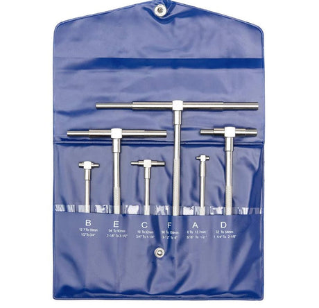 Telescoping gauge set in pouch