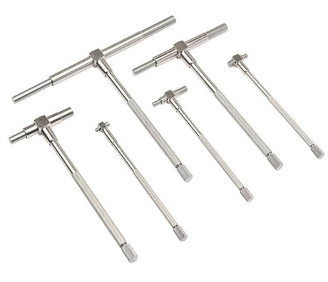 Set of five telescoping gauges