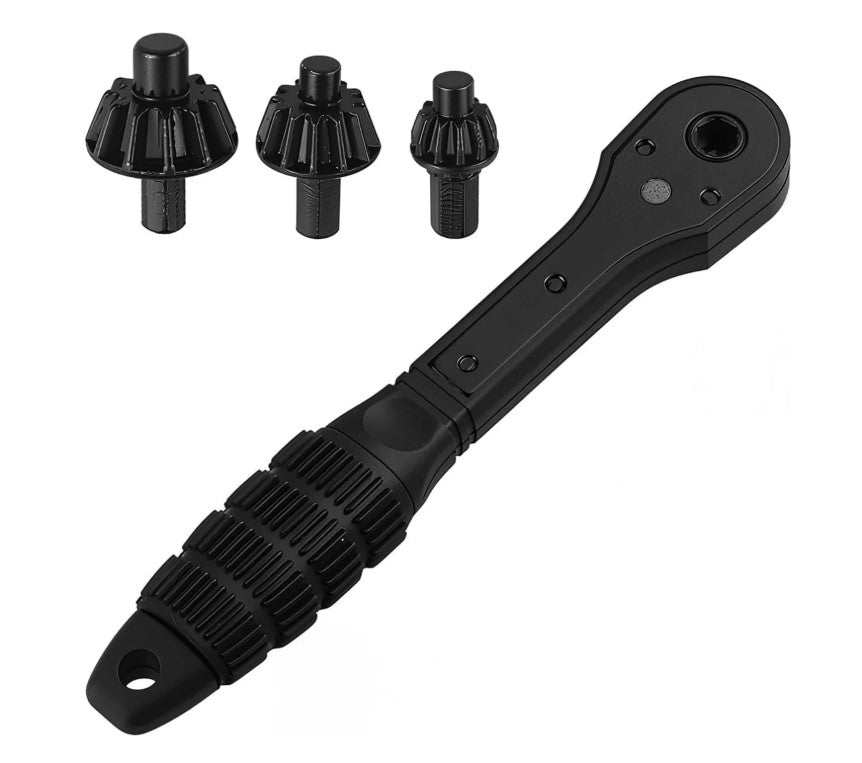 Buyohlic 3-in-1 Mini Ratchet Drill Chuck Key – Universal Wrench Replacement for Electric Drills & Power Tools