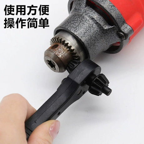 Using ratchet on drill chuck