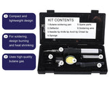 Buyohlic Multi-Function Cordless Soldering Iron kit – Adjustable Flame, Self-Igniting Design with Storage Box