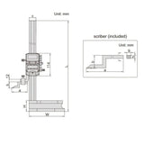 Insize Digital Height Gauge With Driving Wheel (1156)