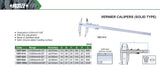 INSIZE VERNIER CALIPERS SOLID TYPE -1207