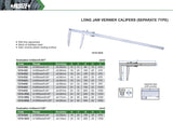 INSIZE LONG JAW VERNIER CALIPER (SEPARATE TYPE)-1215