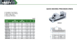 INSIZE Quick Moving Precision Vises (6526)