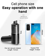 Compact vacuum size comparison