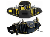 TOUGH GEAR 2.0 Pro Series Heavy Duty Tool Belt Waist Bag 600×145×50 mm, Durable Oxford Polyester Multi-Pocket Tool Storage Pouch with Adjustable Belt for Electrician, Technician & Repair Work.