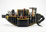 TOUGH GEAR 2.0 Pro Series Heavy Duty Tool Belt Waist Bag 600×145×50 mm, Durable Oxford Polyester Multi-Pocket Tool Storage Pouch with Adjustable Belt for Electrician, Technician & Repair Work.