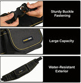 TOUGH GEAR 2.0 Pro Series Heavy Duty Tool Belt Waist Bag 600×145×50 mm, Durable Oxford Polyester Multi-Pocket Tool Storage Pouch with Adjustable Belt for Electrician, Technician & Repair Work.