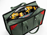 HENNY BAGS Canvas Tool Bag. Extra Heavy Duty Tool Bag for Electrician, Technician,Service Engineer,Mechanic, Plumber, Carpenter|ProMax Strong Canvas Tool Bag with 2 Inside Zipper Pockets