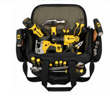 HENNY BAGS Tool Bag Premium Heavy Duty Urban CORD Professional Electrician Technician Industrial Multipurpose Storage Tool Bag 18' inch with Adjustable Strap.