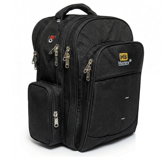 HENNY BAGS Tool Bag Backpack 50 Pockets Premium Heavy Duty Urban CORD Professional Electrician Technician Industrial Multipurpose Storage BACKPACK