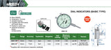 INSIZE  Dial Indicator (Basic Type ) 2301-10