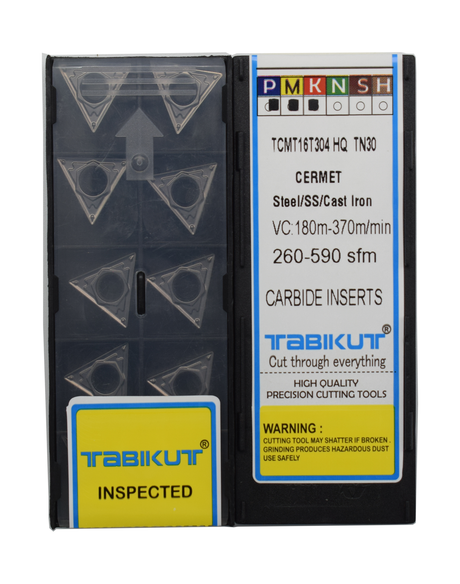 TCMT16T304 HQ TN30 cermet insert pack of 10	