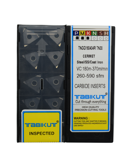 TNGG160402 TN30 cermet insert for steel finishing	