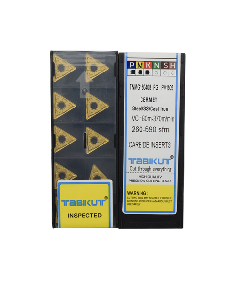 TNMG160404 FG CT1500 cermet insert for steel finishing	