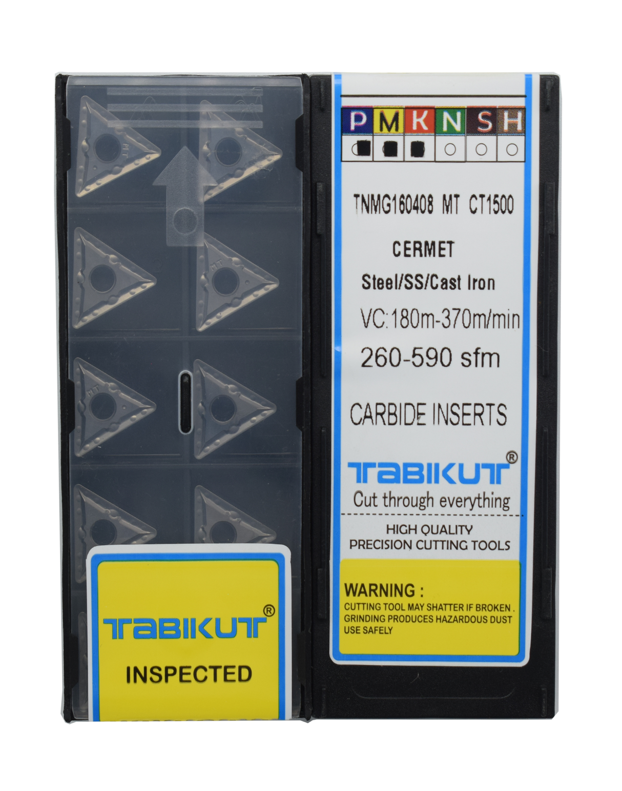 10 pcs TNMG160404 MT CT1500 cermet inserts	