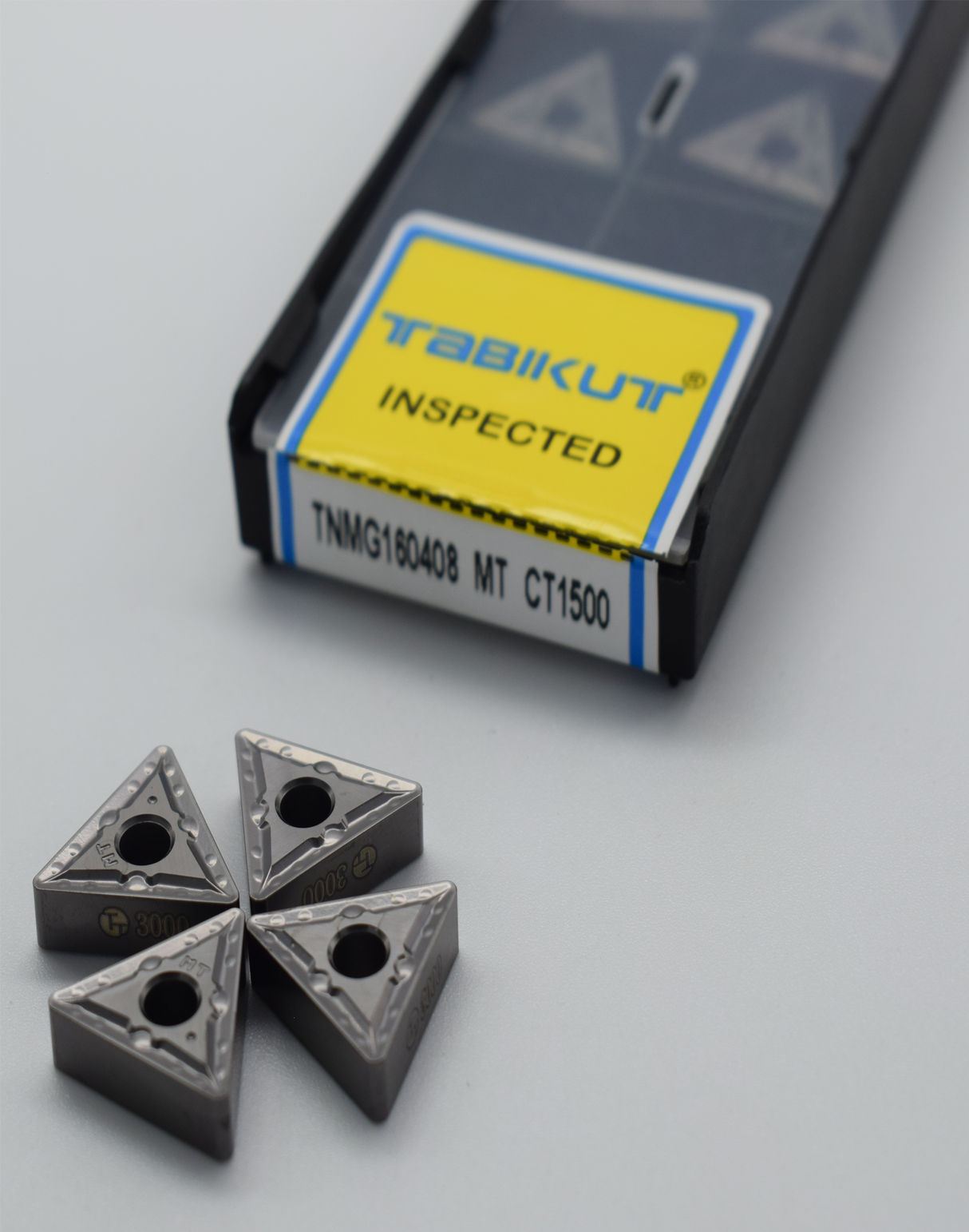 TNMG160404 CT1500 cermet insert for steel finishing	