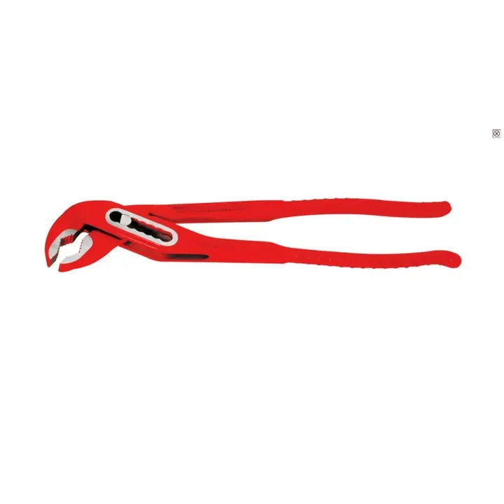 Red heavy duty plumbing pipe pliers