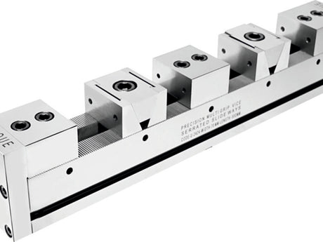 Precision multiple serrated slide vise