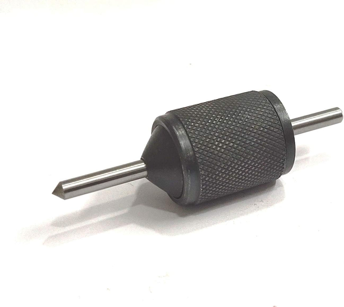 Universal transfer center punch with knurled guide sleeve