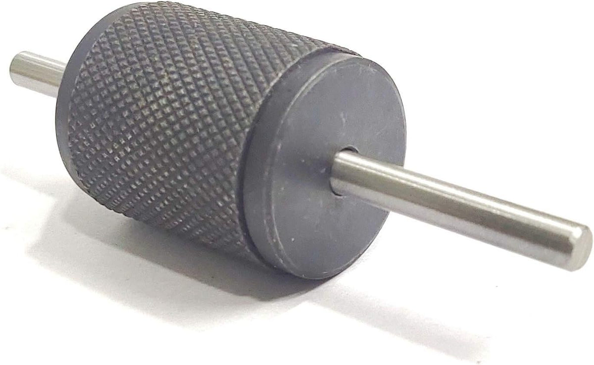 Large universal transfer punch with knurled guide sleeve