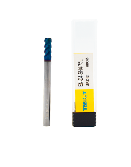 4‑flute carbide endmill